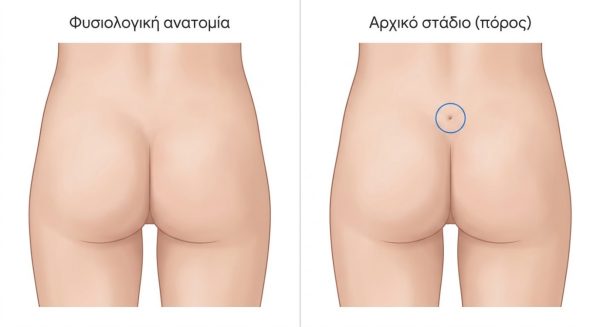Αρχικό στάδιο της κύστης κόκκυγος
